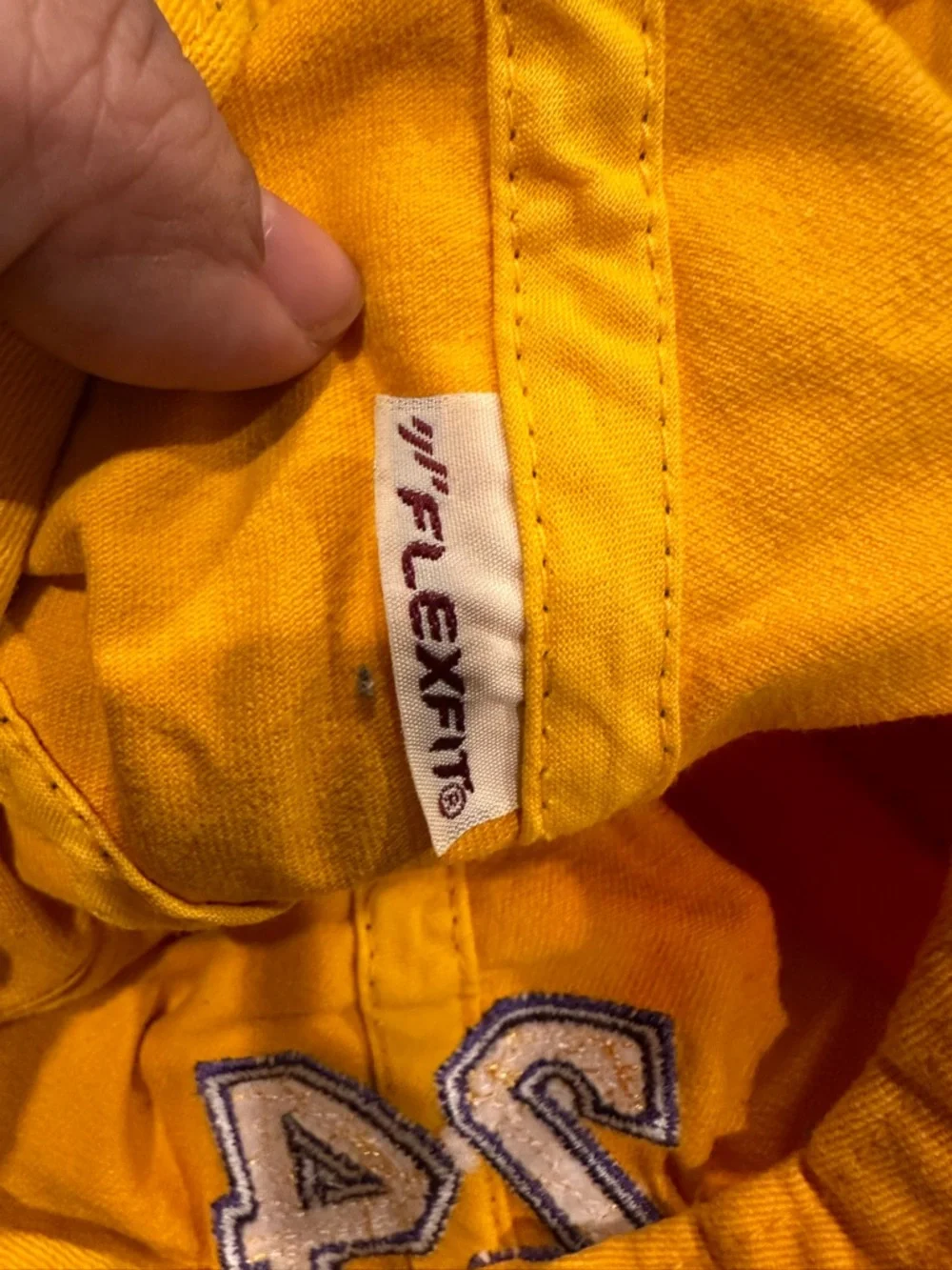 Kids Yellow Number 24 Baseball Cap